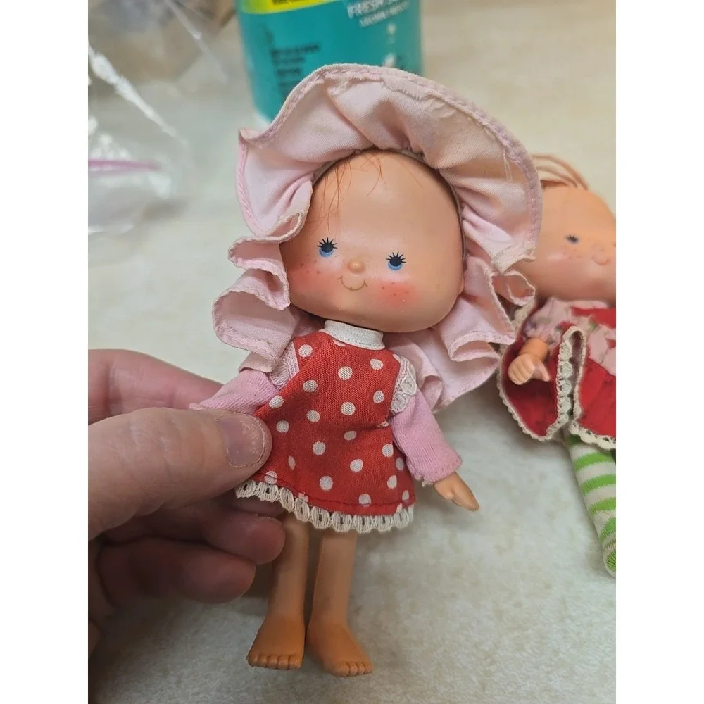 Lot of 3‎ Vtg 1980s Kenner Strawberry Shortcake Retro Collectible Figure Dolls